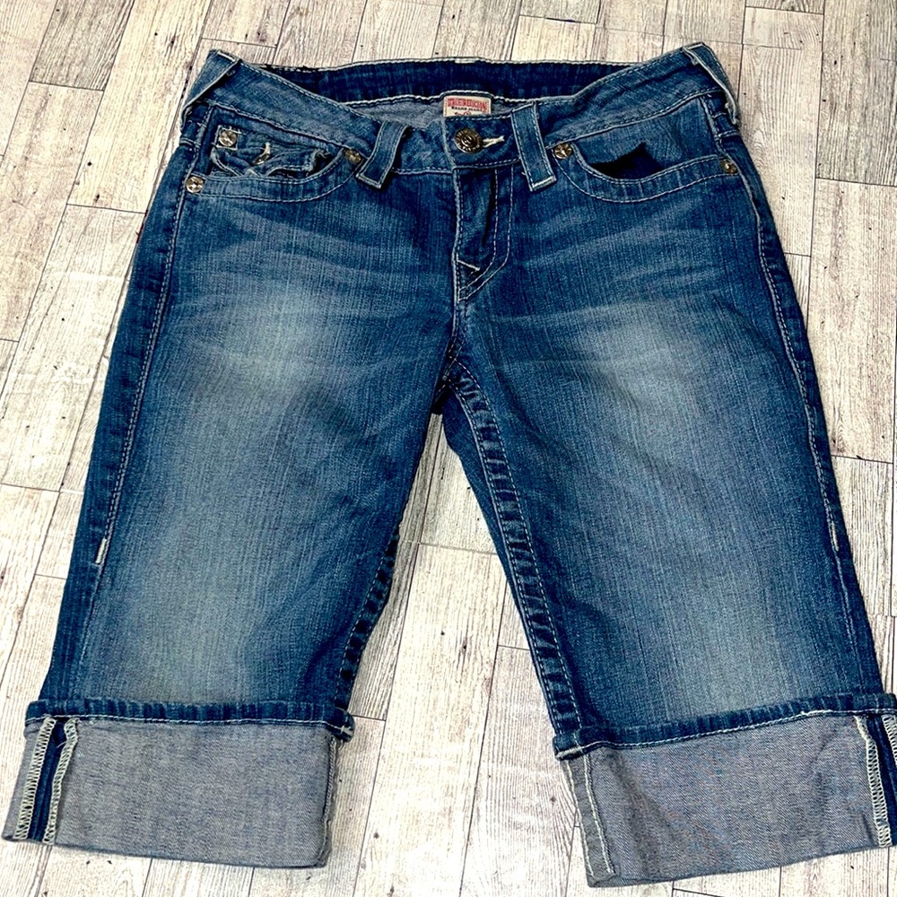 True Religion Bermuda Shorts, sz 28